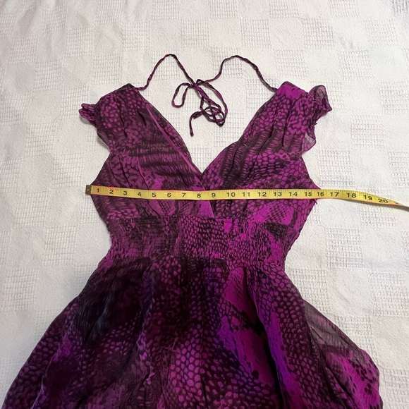 Silk AX Armani exchange  On knee dress Size 0 - Picture 7 of 14